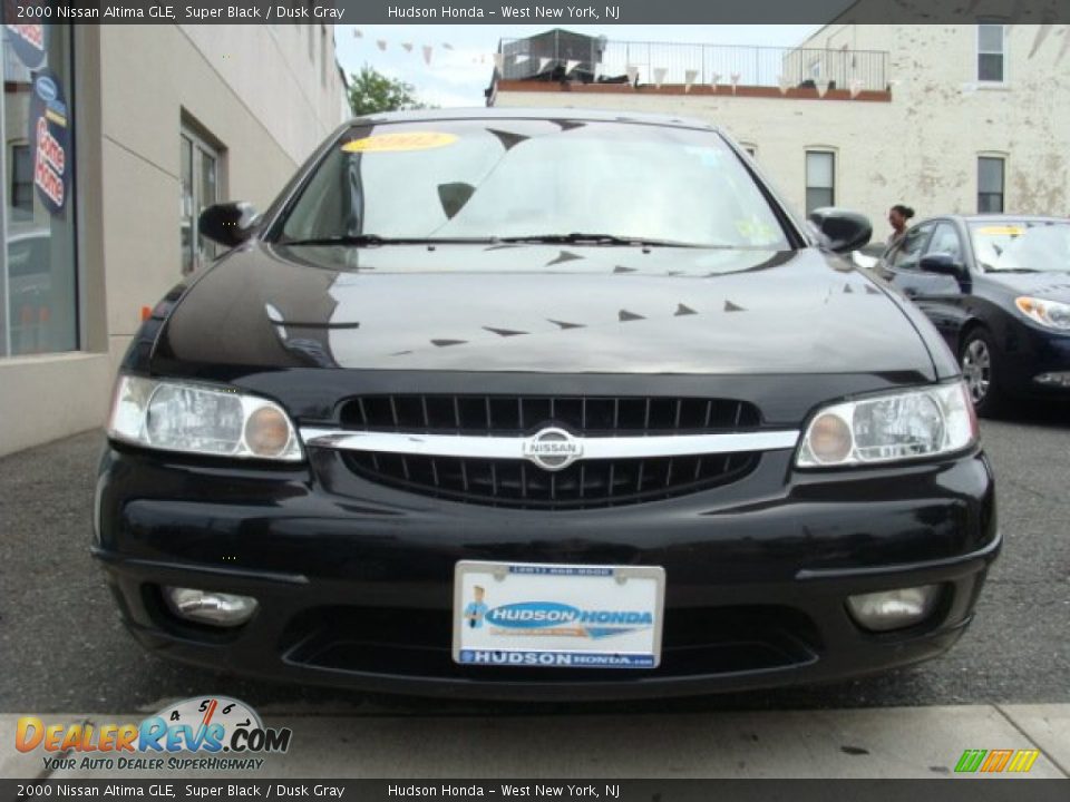 2000 Nissan Altima GLE Super Black / Dusk Gray Photo #2