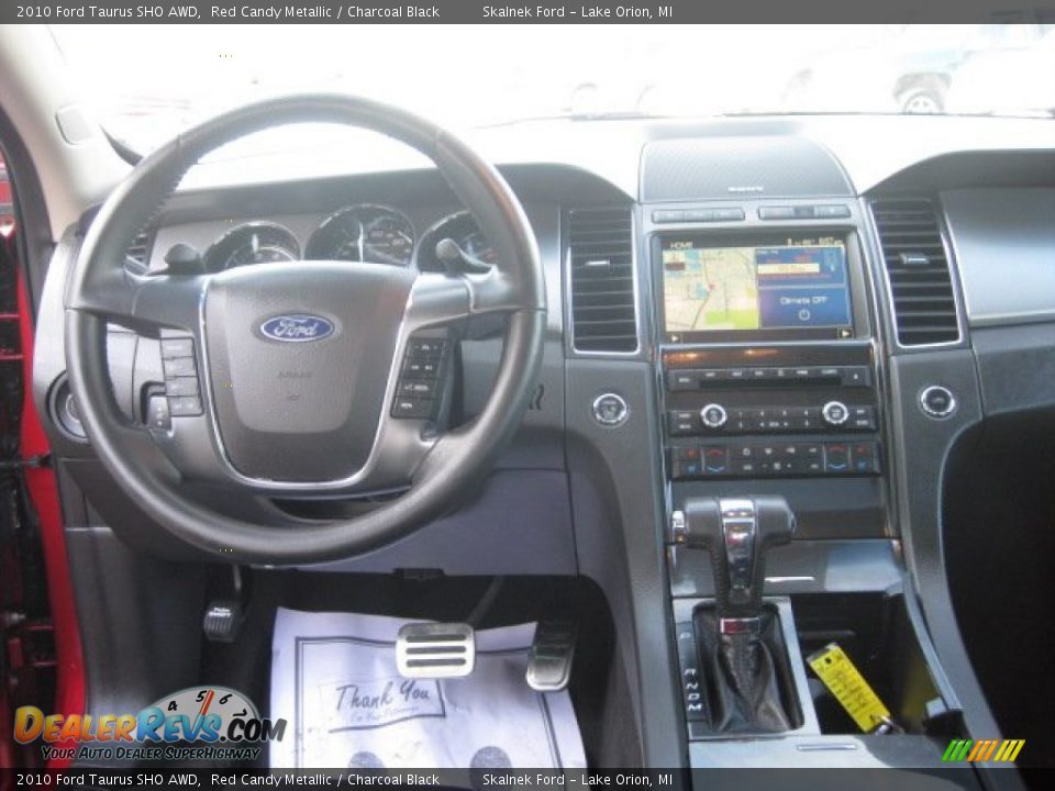 2010 Ford Taurus SHO AWD Red Candy Metallic / Charcoal Black Photo #4