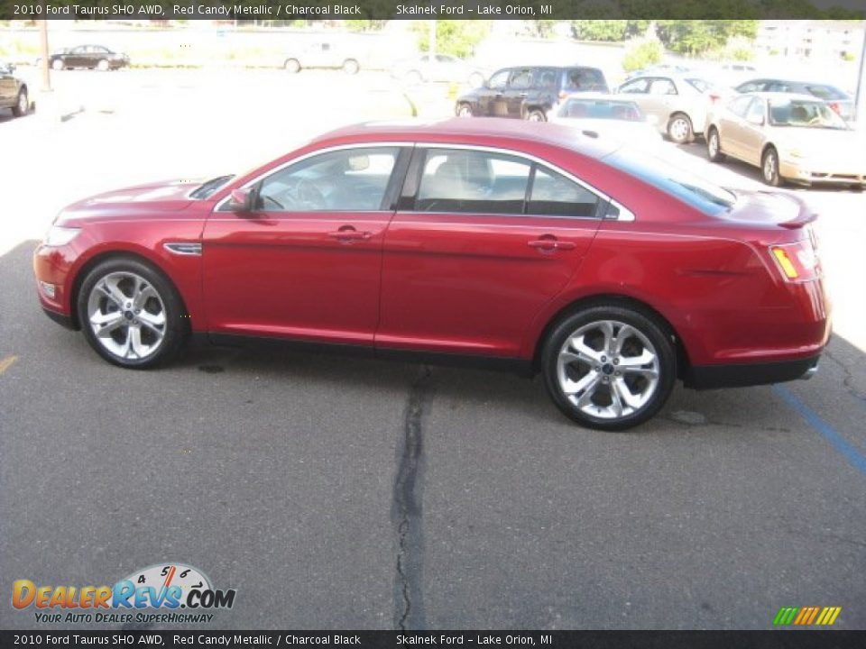 2010 Ford Taurus SHO AWD Red Candy Metallic / Charcoal Black Photo #5