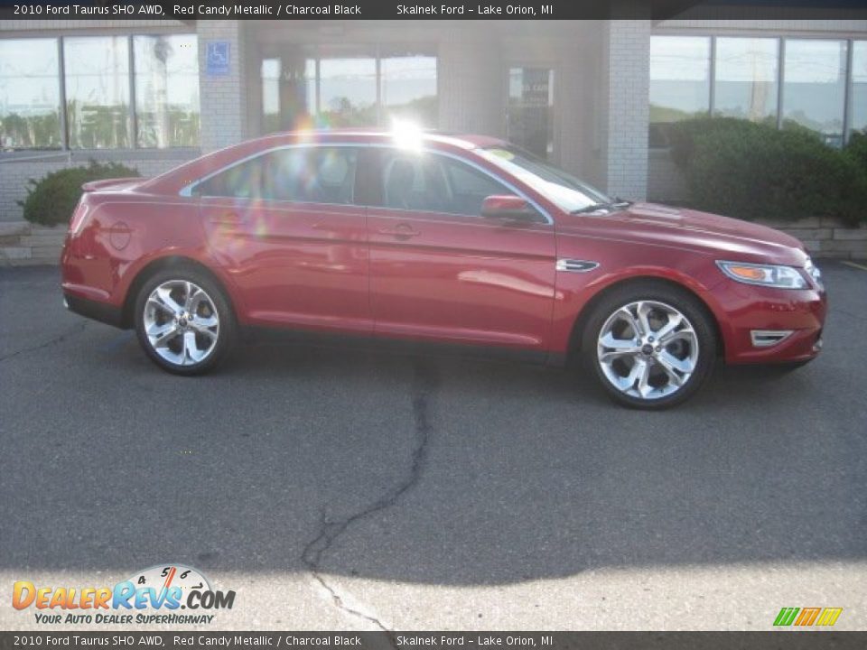 2010 Ford Taurus SHO AWD Red Candy Metallic / Charcoal Black Photo #6