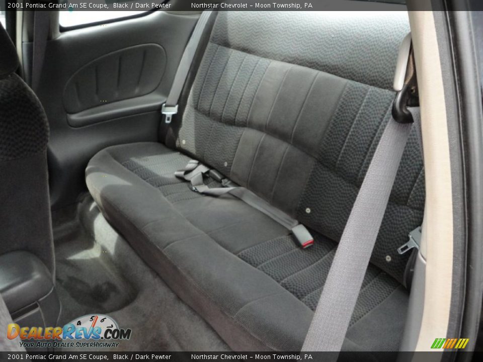 Dark Pewter Interior - 2001 Pontiac Grand Am SE Coupe Photo #8