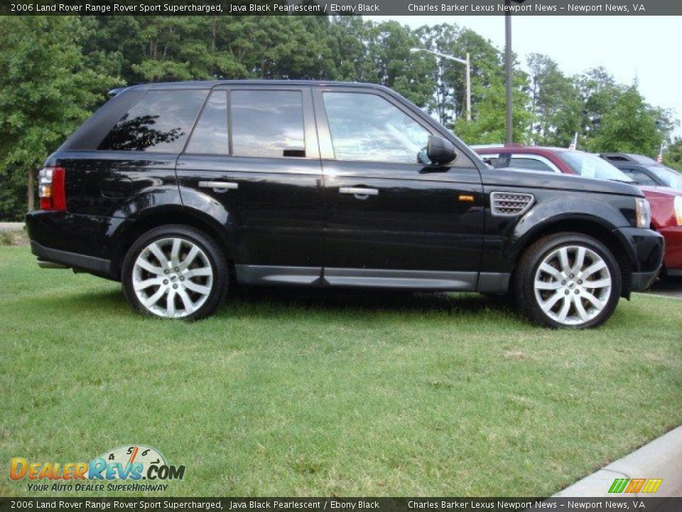 Java Black Pearlescent 2006 Land Rover Range Rover Sport Supercharged Photo #2