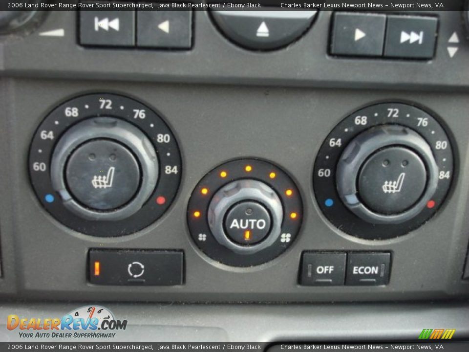 Controls of 2006 Land Rover Range Rover Sport Supercharged Photo #22