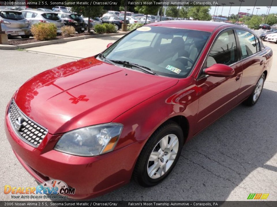 2006 Nissan Altima 2.5 S Sonoma Sunset Metallic / Charcoal/Gray Photo #3