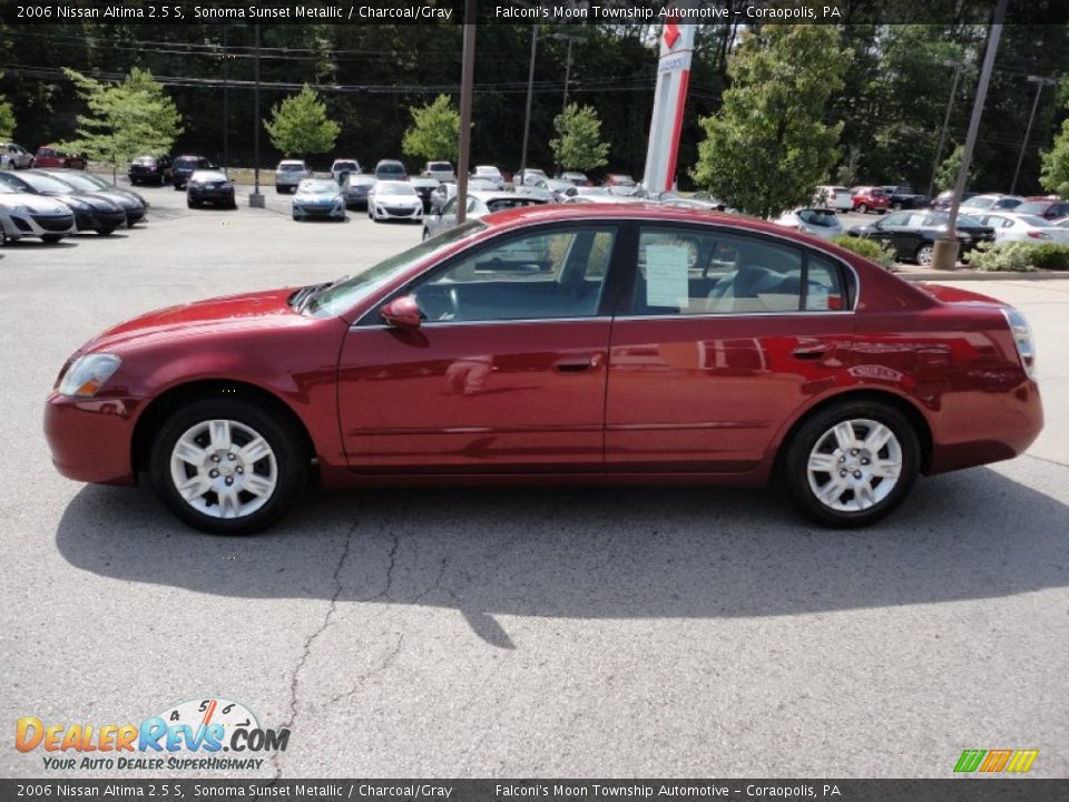 2006 Nissan Altima 2.5 S Sonoma Sunset Metallic / Charcoal/Gray Photo #4