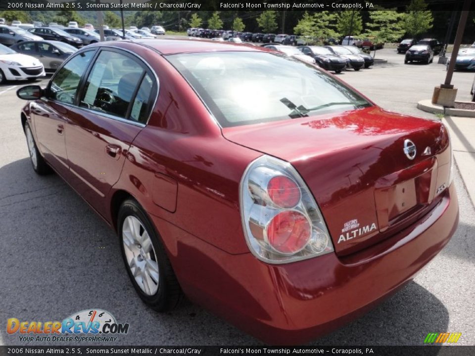 2006 Nissan Altima 2.5 S Sonoma Sunset Metallic / Charcoal/Gray Photo #5