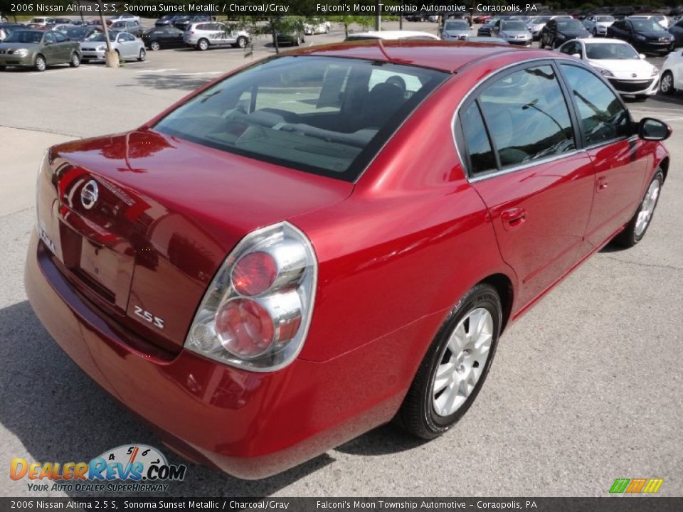 2006 Nissan Altima 2.5 S Sonoma Sunset Metallic / Charcoal/Gray Photo #6