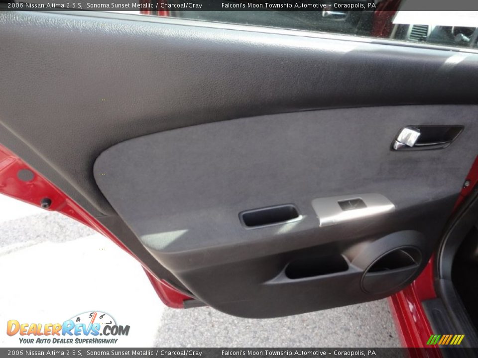 2006 Nissan Altima 2.5 S Sonoma Sunset Metallic / Charcoal/Gray Photo #12