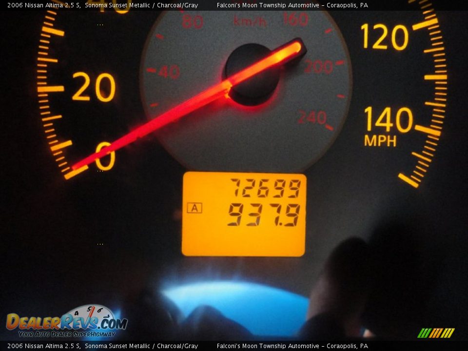 2006 Nissan Altima 2.5 S Sonoma Sunset Metallic / Charcoal/Gray Photo #14