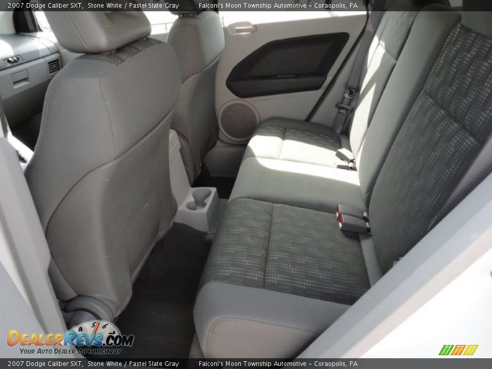 2007 Dodge Caliber SXT Stone White / Pastel Slate Gray Photo #11