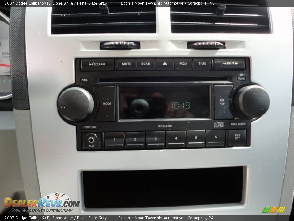 2007 Dodge Caliber SXT Stone White / Pastel Slate Gray Photo #13