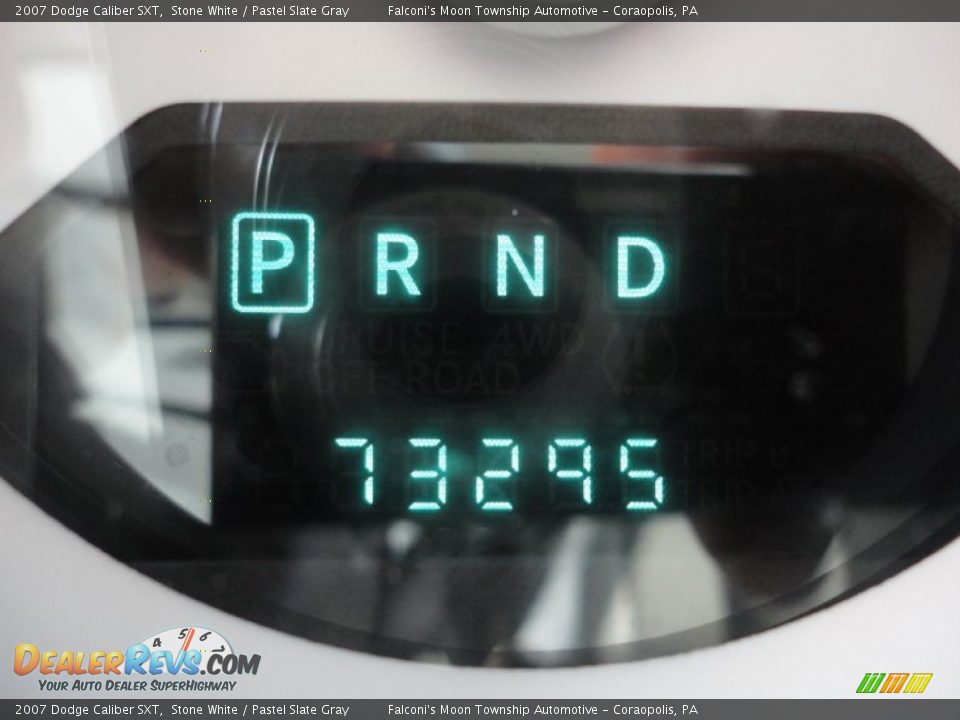 2007 Dodge Caliber SXT Stone White / Pastel Slate Gray Photo #14