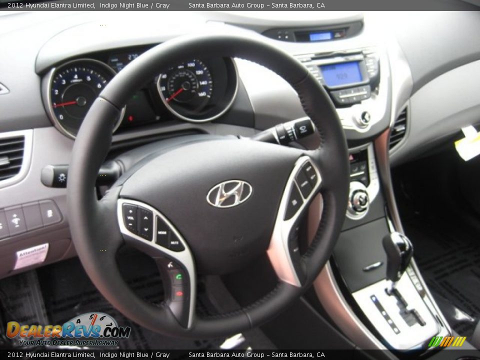 2012 Hyundai Elantra Limited Steering Wheel Photo #6