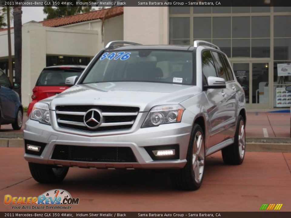 2011 Mercedes-Benz GLK 350 4Matic Iridium Silver Metallic / Black Photo #1