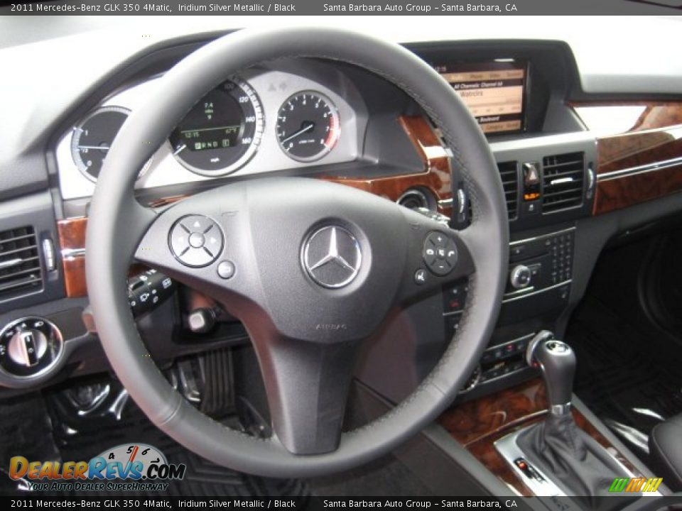 2011 Mercedes-Benz GLK 350 4Matic Iridium Silver Metallic / Black Photo #6