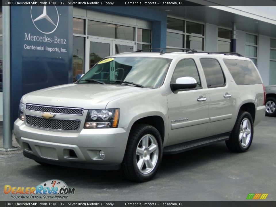 2007 Chevrolet Suburban 1500 LTZ Silver Birch Metallic / Ebony Photo #1