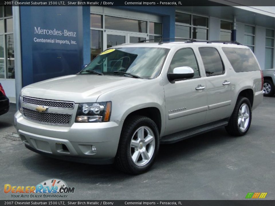 2007 Chevrolet Suburban 1500 LTZ Silver Birch Metallic / Ebony Photo #5