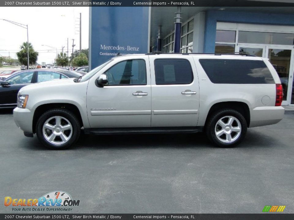 2007 Chevrolet Suburban 1500 LTZ Silver Birch Metallic / Ebony Photo #6