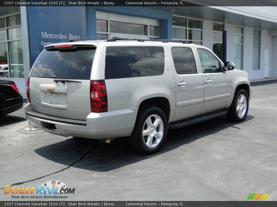 2007 Chevrolet Suburban 1500 LTZ Silver Birch Metallic / Ebony Photo #10