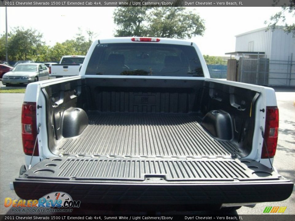 2011 Chevrolet Silverado 1500 LT Extended Cab 4x4 Summit White / Light Cashmere/Ebony Photo #7