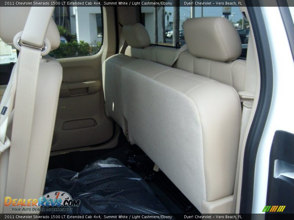 2011 Chevrolet Silverado 1500 LT Extended Cab 4x4 Summit White / Light Cashmere/Ebony Photo #18