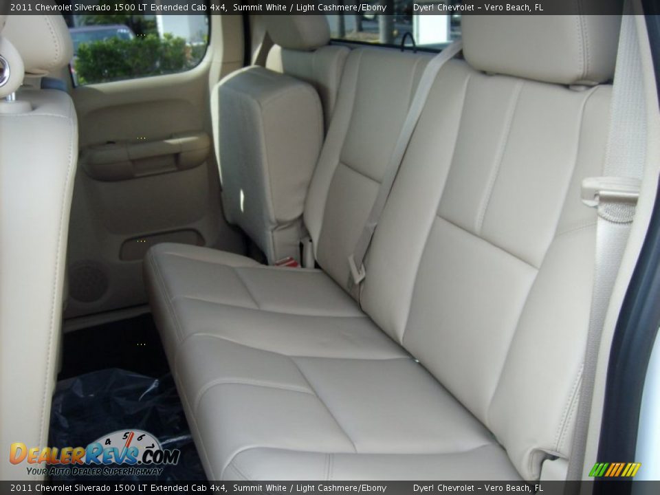 2011 Chevrolet Silverado 1500 LT Extended Cab 4x4 Summit White / Light Cashmere/Ebony Photo #19