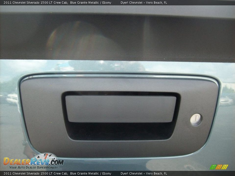 2011 Chevrolet Silverado 1500 LT Crew Cab Blue Granite Metallic / Ebony Photo #8