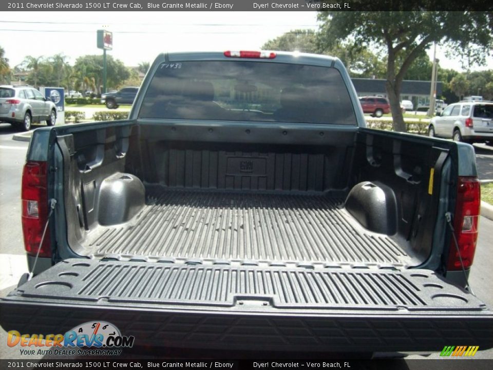 2011 Chevrolet Silverado 1500 LT Crew Cab Blue Granite Metallic / Ebony Photo #9