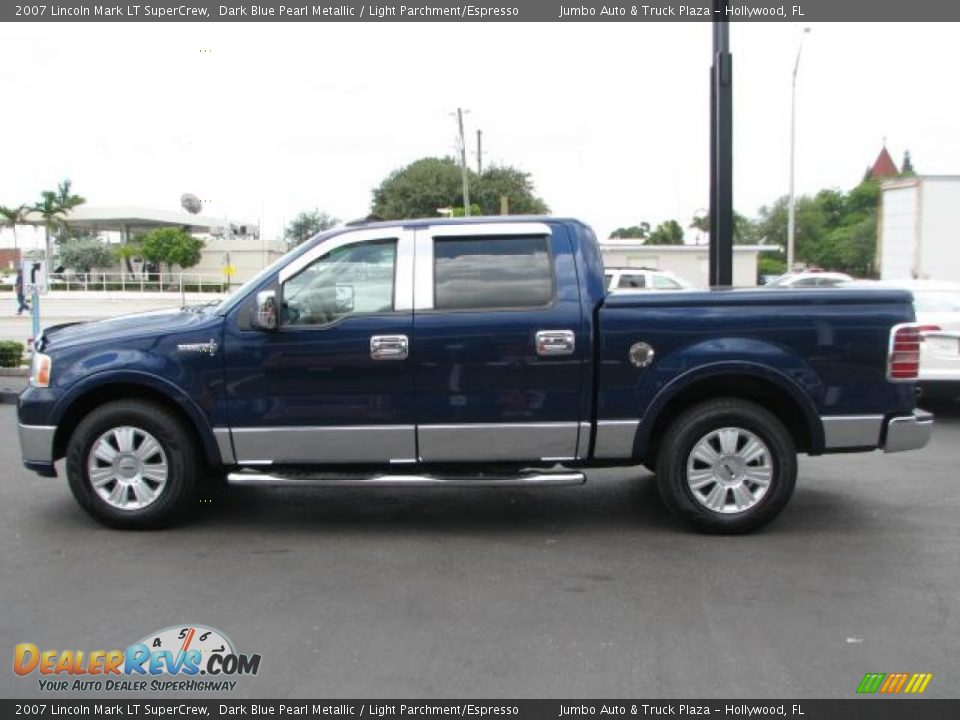 Dark Blue Pearl Metallic 2007 Lincoln Mark LT SuperCrew Photo #6