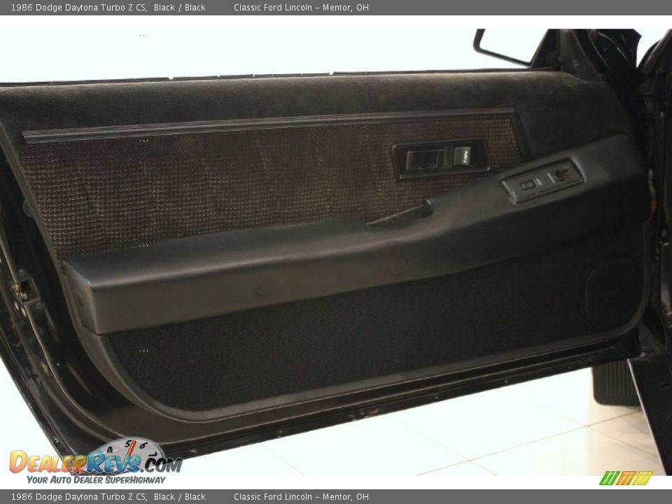 Door Panel of 1986 Dodge Daytona Turbo Z CS Photo #8