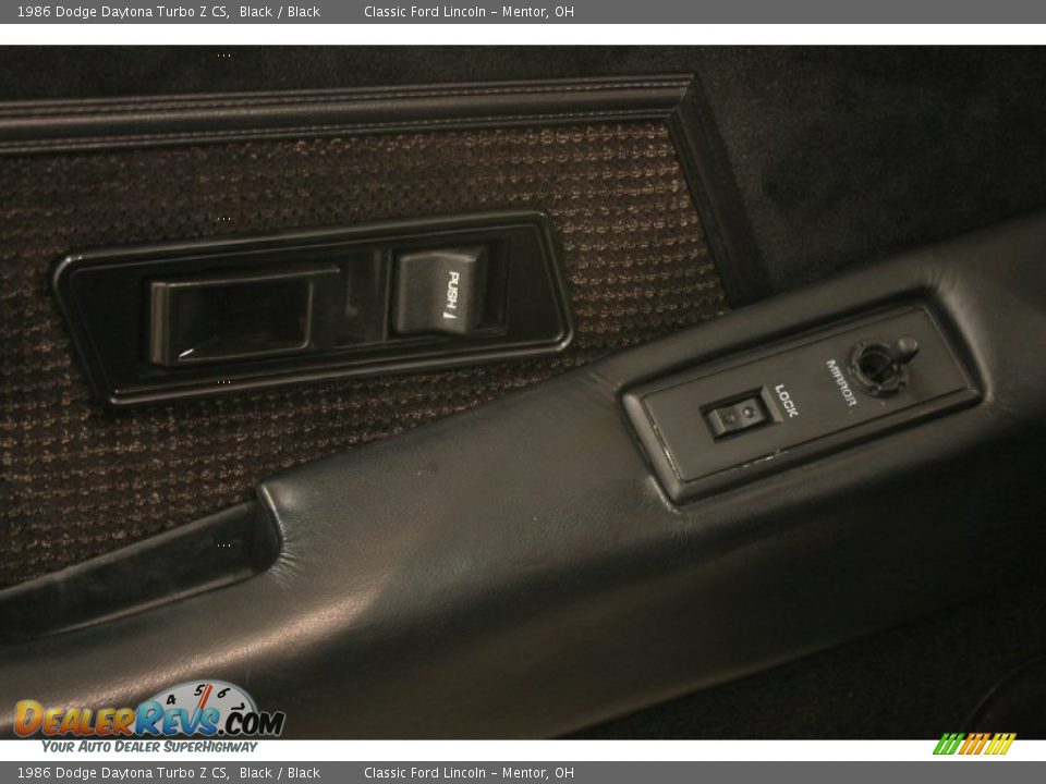 Controls of 1986 Dodge Daytona Turbo Z CS Photo #9
