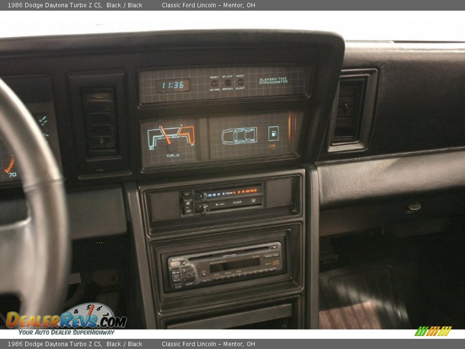 Controls of 1986 Dodge Daytona Turbo Z CS Photo #16