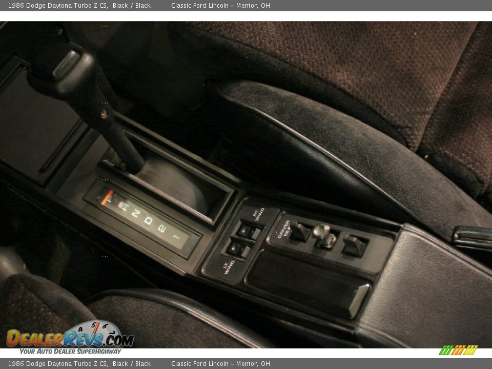 1986 Dodge Daytona Turbo Z CS Shifter Photo #19