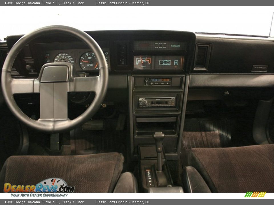 Dashboard of 1986 Dodge Daytona Turbo Z CS Photo #23