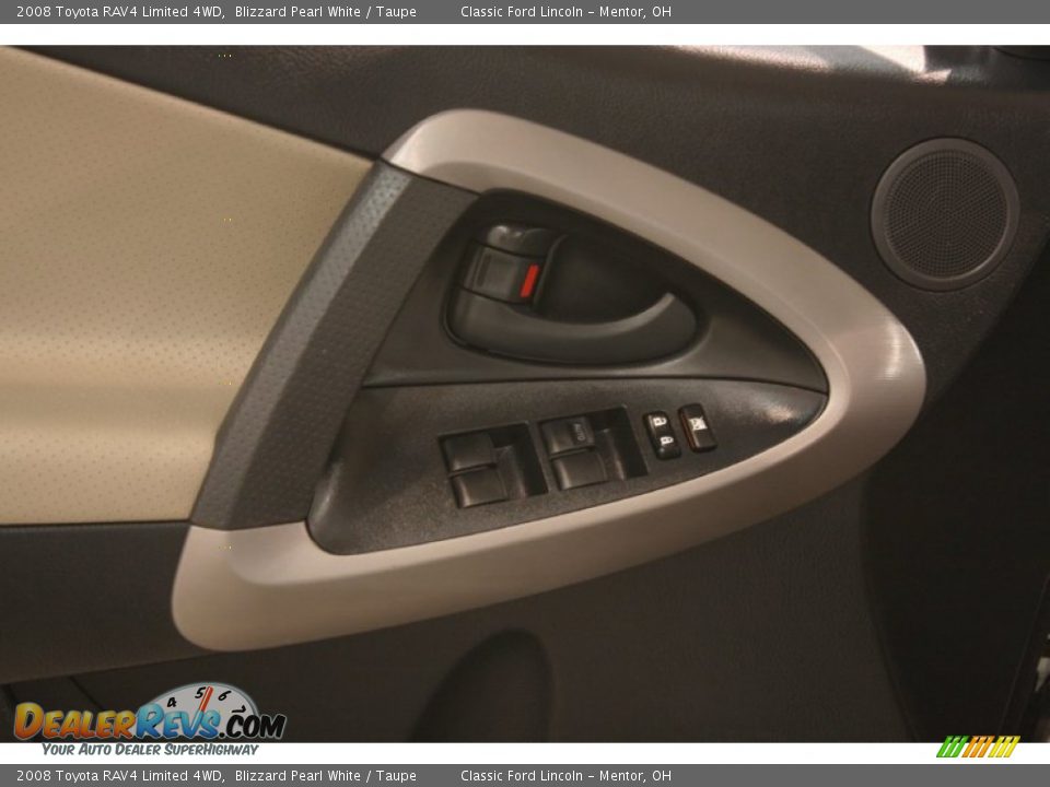 2008 Toyota RAV4 Limited 4WD Blizzard Pearl White / Taupe Photo #6