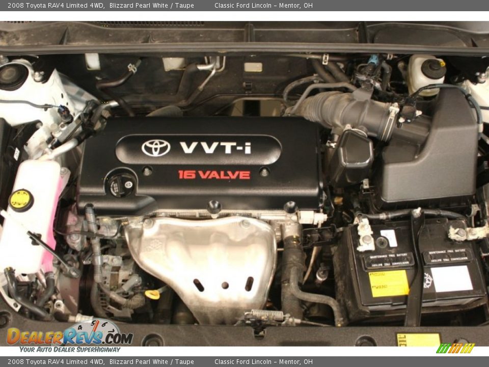 2008 Toyota RAV4 Limited 4WD Blizzard Pearl White / Taupe Photo #19