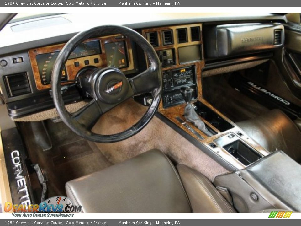 Bronze Interior - 1984 Chevrolet Corvette Coupe Photo #5