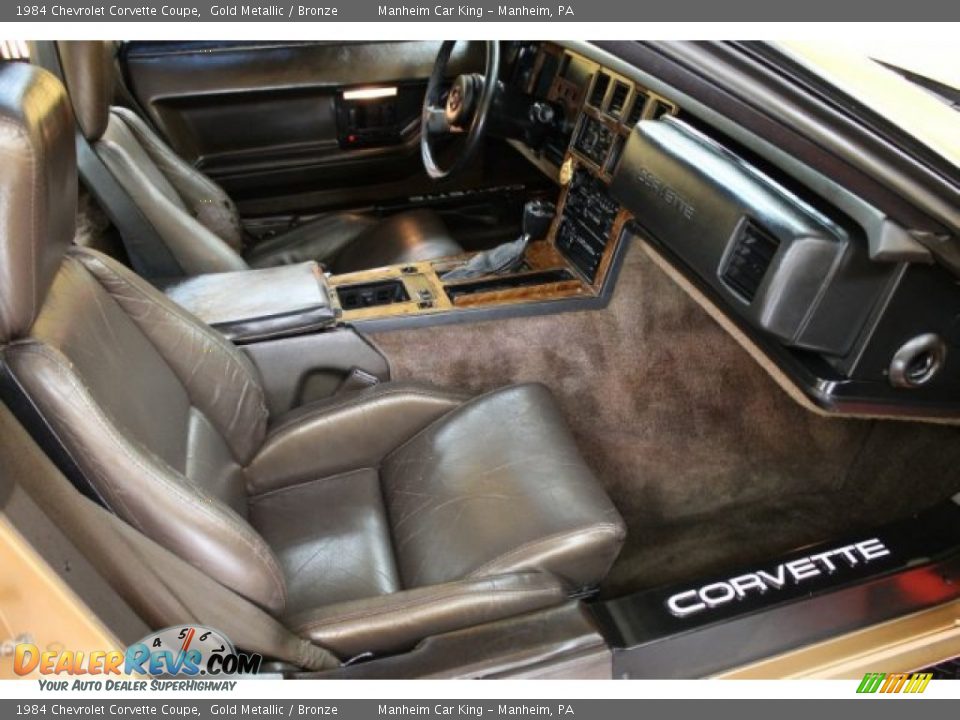 Bronze Interior - 1984 Chevrolet Corvette Coupe Photo #11