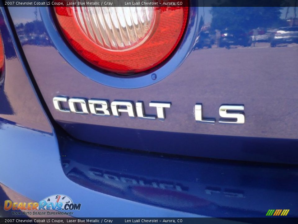 2007 Chevrolet Cobalt LS Coupe Laser Blue Metallic / Gray Photo #10