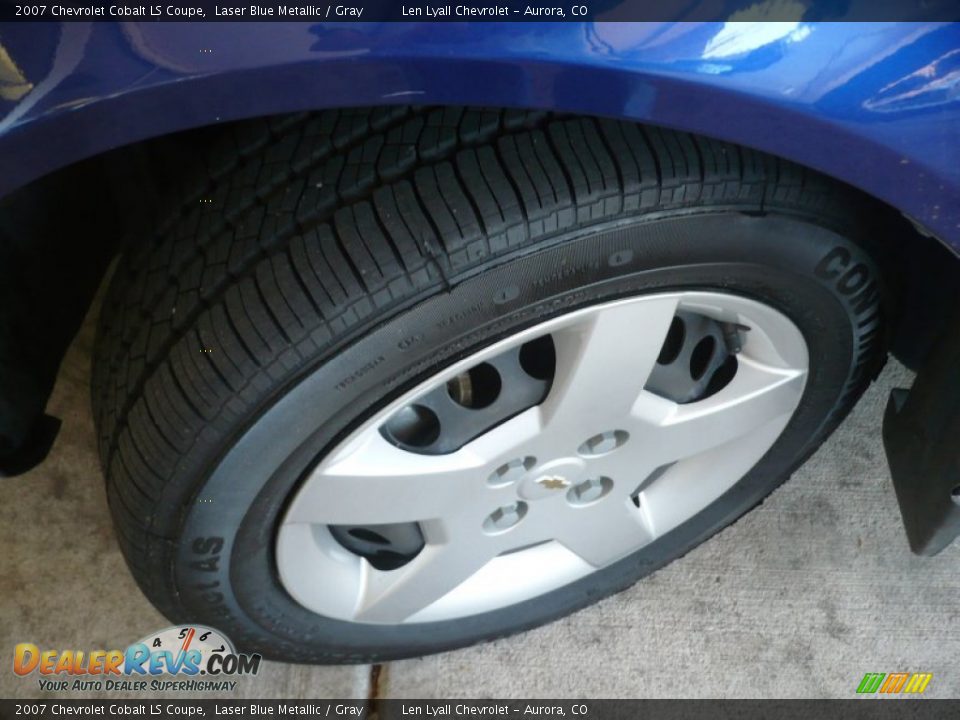 2007 Chevrolet Cobalt LS Coupe Laser Blue Metallic / Gray Photo #15