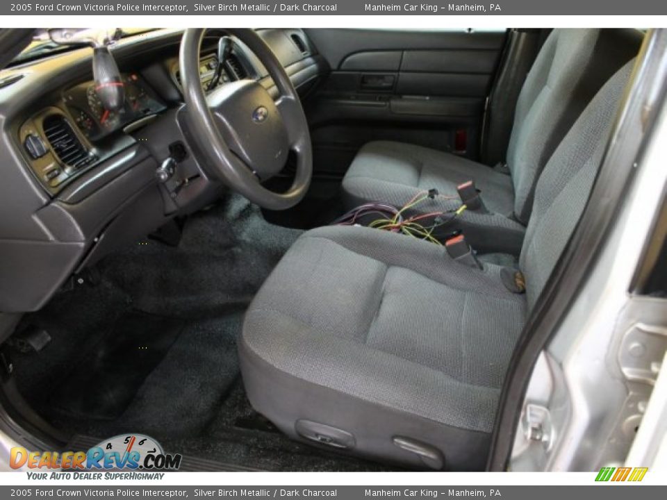 2005 Ford Crown Victoria Police Interceptor Silver Birch Metallic / Dark Charcoal Photo #10