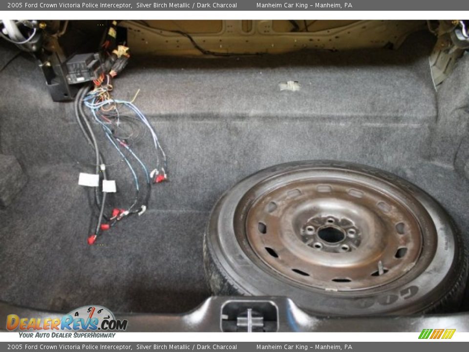 2005 Ford Crown Victoria Police Interceptor Silver Birch Metallic / Dark Charcoal Photo #12