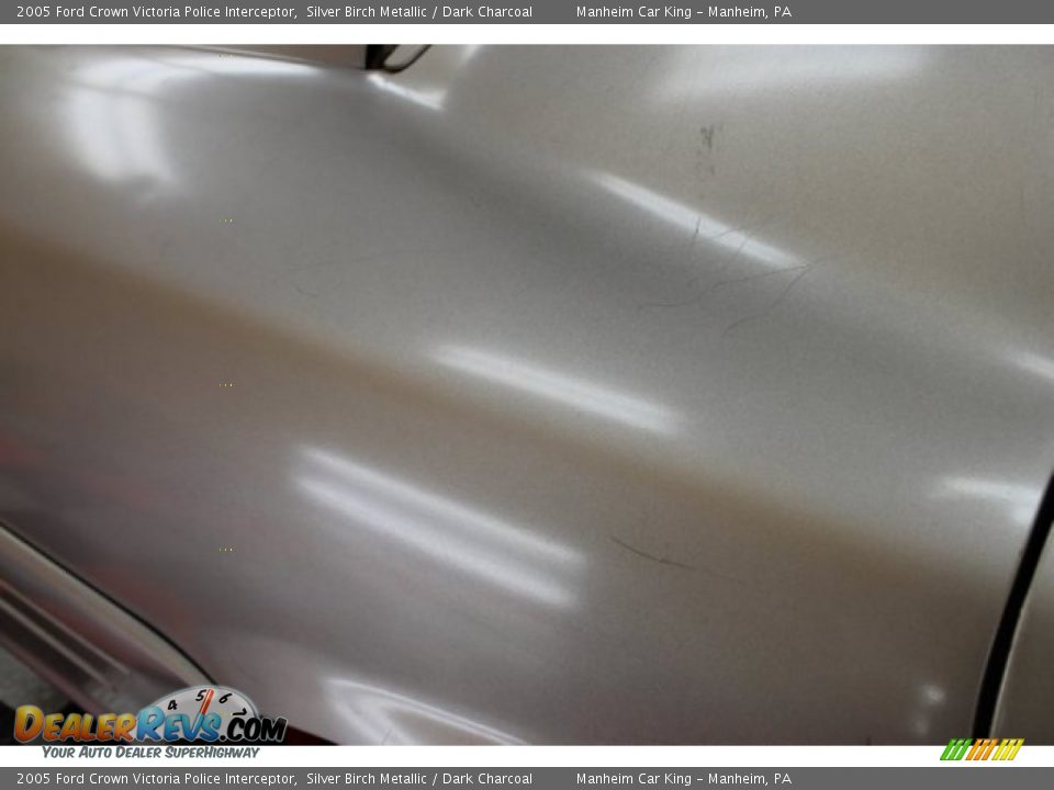 2005 Ford Crown Victoria Police Interceptor Silver Birch Metallic / Dark Charcoal Photo #28