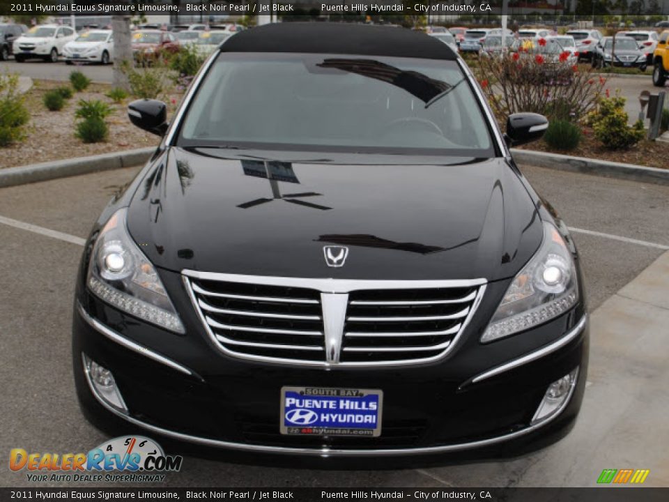 2011 Hyundai Equus Signature Limousine Black Noir Pearl / Jet Black Photo #2