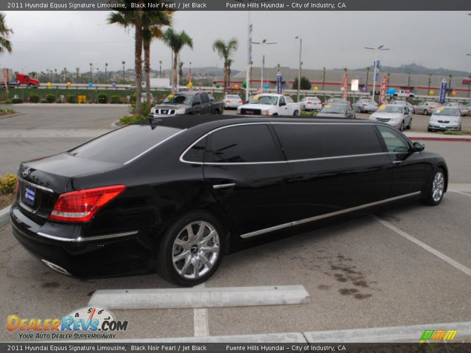 2011 Hyundai Equus Signature Limousine Black Noir Pearl / Jet Black Photo #14