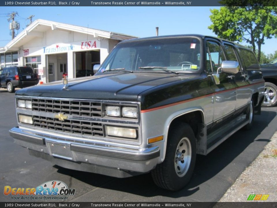 1989 Chevrolet Suburban R10 Black / Gray Photo #1