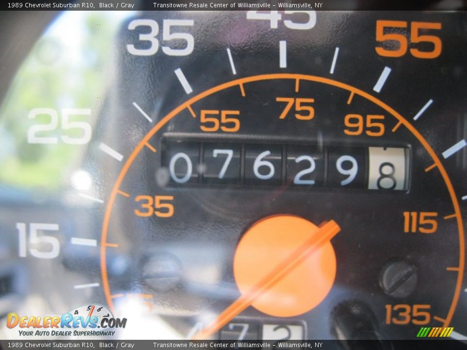 1989 Chevrolet Suburban R10 Black / Gray Photo #3