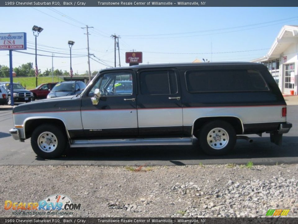 1989 Chevrolet Suburban R10 Black / Gray Photo #8