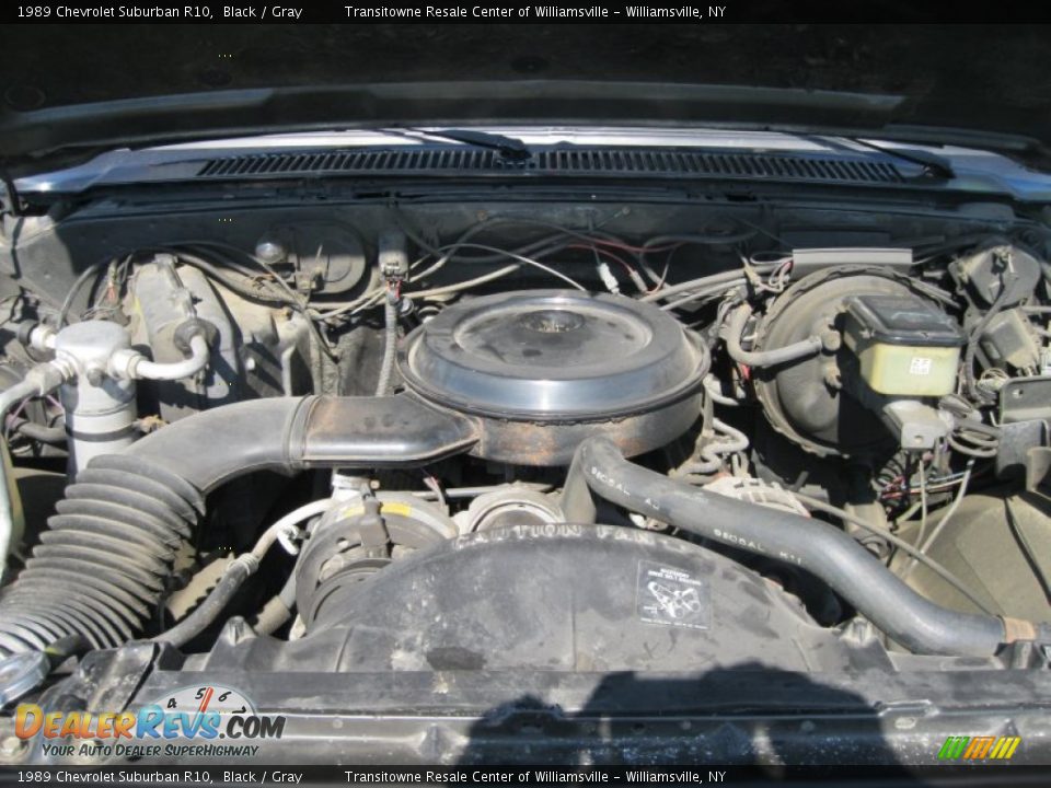 1989 Chevrolet Suburban R10 Black / Gray Photo #25