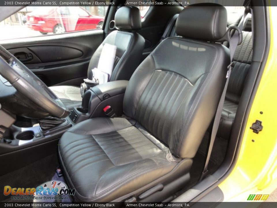 2003 Chevrolet Monte Carlo SS Competition Yellow / Ebony Black Photo #15